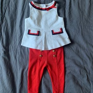 Janie & Jack outfit baby girl 6-12 months